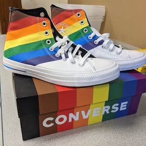 Converse Pride hightop sneakers